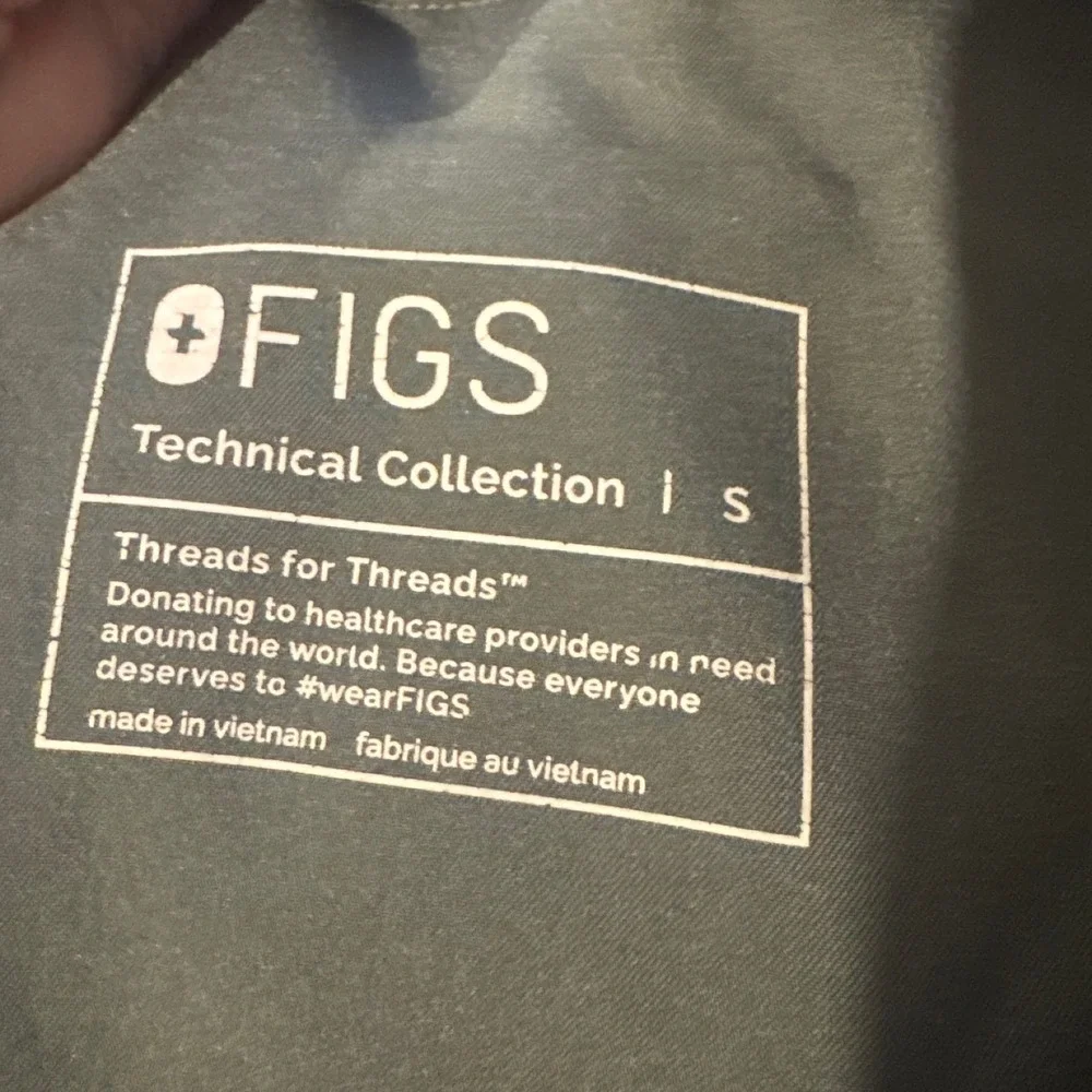 FIGS Tansen Technical Mens Scrub Jogger Pants Graphite‎ Green Small MXXSW2004
